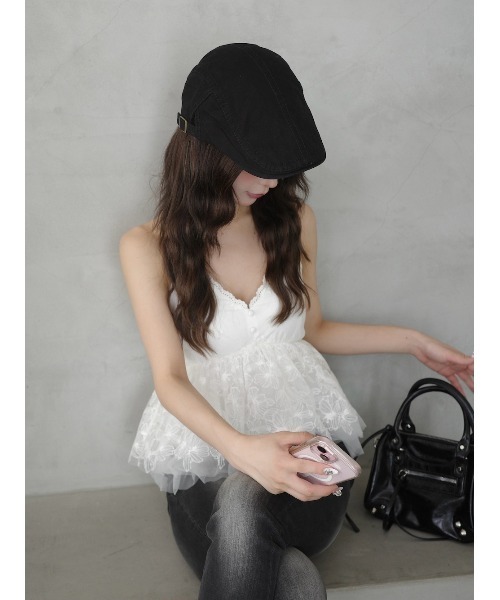 ホルターペプラムレーストップス（その他トップス）｜Darich