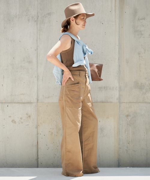 Deuxieme Classe（ドゥーズィエムクラス）の「【JOHNBULL/ジョンブル】TANKTOP（Tシャツ/カットソー・レディース・アイボリー/ブラウン・FREE）」の19枚目の写真