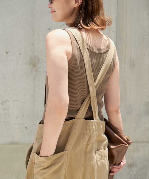 Deuxieme Classe（ドゥーズィエムクラス）の「【JOHNBULL/ジョンブル】TANKTOP（Tシャツ/カットソー・レディース・アイボリー/ブラウン・FREE）」の21枚目の写真