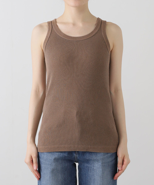 Deuxieme Classe（ドゥーズィエムクラス）の「【JOHNBULL/ジョンブル】TANKTOP（Tシャツ/カットソー・レディース・アイボリー/ブラウン・FREE）」の18枚目の写真