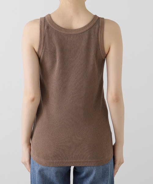 Deuxieme Classe（ドゥーズィエムクラス）の「【JOHNBULL/ジョンブル】TANKTOP（Tシャツ/カットソー・レディース・アイボリー/ブラウン・FREE）」の16枚目の写真