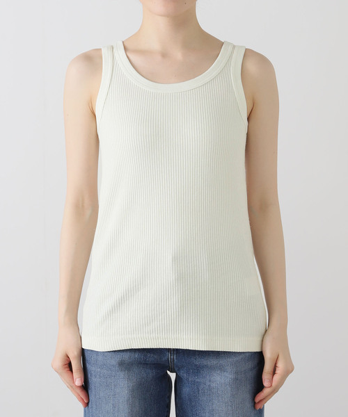 Deuxieme Classe（ドゥーズィエムクラス）の「【JOHNBULL/ジョンブル】TANKTOP（Tシャツ/カットソー・レディース・アイボリー/ブラウン・FREE）」の14枚目の写真