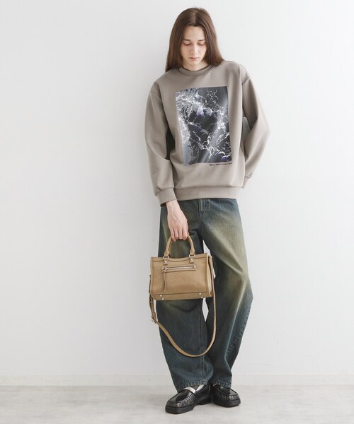 tk.TAKEO KIKUCHI(ティーケータケオキクチ)の「【FANCYシリーズ】スタッズスクエアボストンバッグ(ショルダーバッグ・メンズ・ブラック/ブラウン系その他/ベージュ系・00)」の14枚目の写真