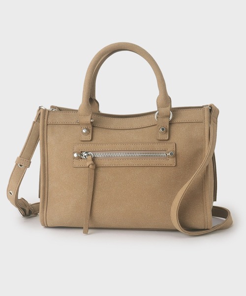 tk.TAKEO KIKUCHI(ティーケータケオキクチ)の「【FANCYシリーズ】スタッズスクエアボストンバッグ(ショルダーバッグ・メンズ・ブラック/ブラウン系その他/ベージュ系・00)」の9枚目の写真