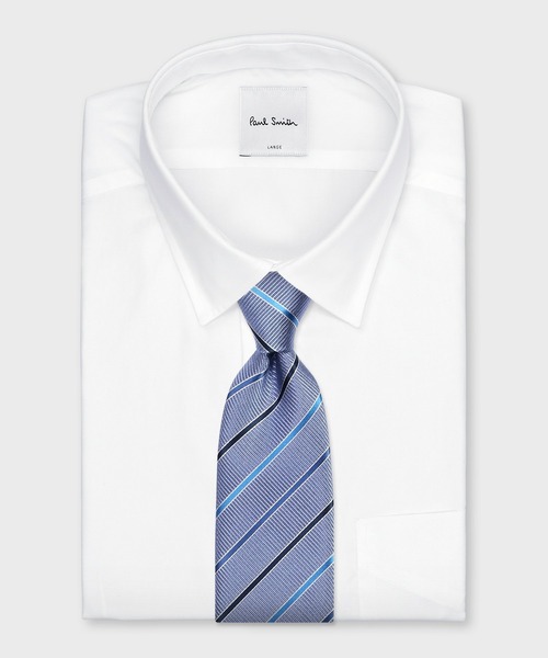 Paul Smith(ポールスミス)の「グラデーションカラー レジメンタルタイ【250006 552MJ】(ネクタイ・メンズ・ブルー/ライトブルー/ネイビー/マルーン・FREE)」の6枚目の写真