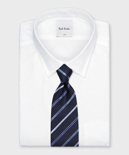 Paul Smith(ポールスミス)の「グラデーションカラー レジメンタルタイ【250006 552MJ】(ネクタイ・メンズ・ブルー/ライトブルー/ネイビー/マルーン・FREE)」の8枚目の写真