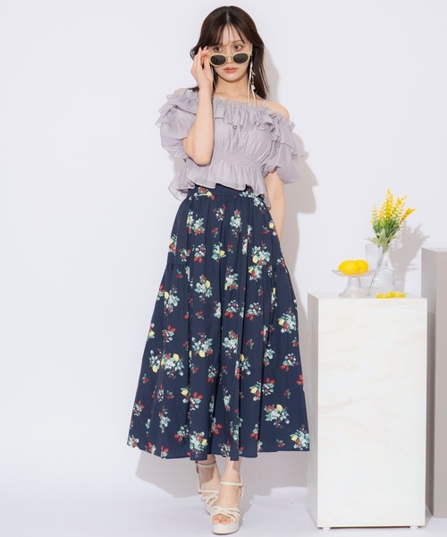 WILLSELECTION(ウィルセレクション)の「シャーリングオフショルブラウス(シャツ/ブラウス・レディース・ピンク/ライトグレー/ライトベージュ/オフホワイト・FREE)」の21枚目の写真