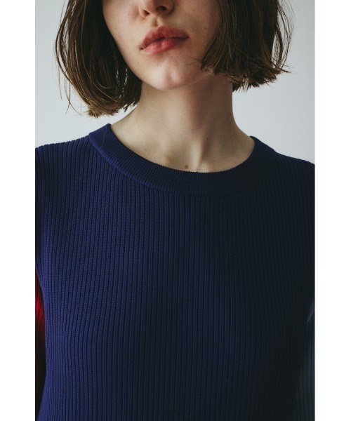 HeRIN.CYE(ヘリンドットサイ)の「Volume knit dress ボリュームニットドレス(ワンピース・レディース・ブルー系その他3/ブラック/ピンク・FREE)」の8枚目の写真