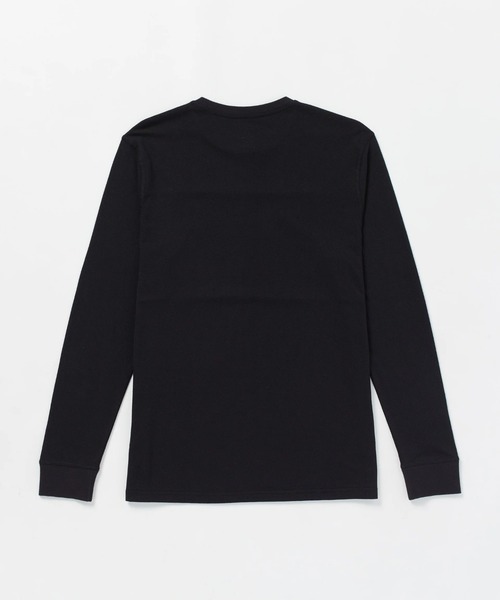 VOLCOM（ボルコム）の「【VOLCOM/ボルコム】SENDSTONE CREW LS /フロントロゴプリントコットンメッシュ長袖ロンT（Tシャツ/カットソー・メンズ・ブラック・MEDIUM/LARGE）」の3枚目の写真