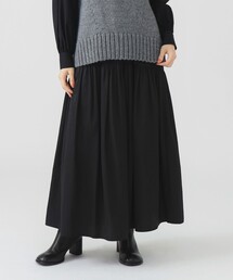 B:MING by BEAMS | 【洗える】ツイル ギャザー スカート（S～M）(スカート)