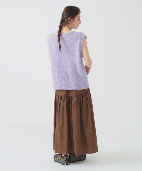 B:MING by BEAMS（ビーミングバイビームス）の「【洗える】ツイル ギャザー スカート（S～M）（スカート・レディース・ブラウン/ナチュラル/ブラック・SMALL/MEDIUM）」の18枚目の写真