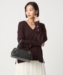 UNITED ARROWS green label relaxing - green label relaxing(グリーンレーベルリラクシング) 長袖セーター レディース美品  - グリーン Vネック green label relaxing ニット セーター シャーリー Vネック