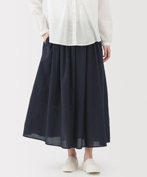 婦人　綿ボイル　ギャザースカート
