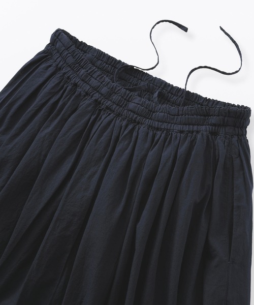 無印良品（ムジルシリョウヒン）の「婦人　綿ボイル　ギャザースカート（スカート・レディース・ライトグレー系/ダークネイビー/ブルー系・XL/L/M/S）」の10枚目の写真