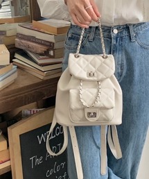 deux amour（ドゥーザムール）の「キルティングチェーン使いミニリュック（バックパック/リュック）」