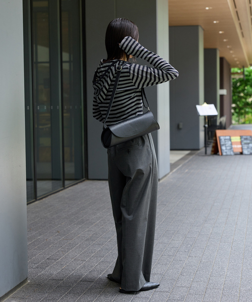 JOURNAL STANDARD（ジャーナルスタンダード）の「《追加2》ソモウライクイージースラックス（スラックス・レディース・チャコールグレー/ネイビー・36/38）」の10枚目の写真