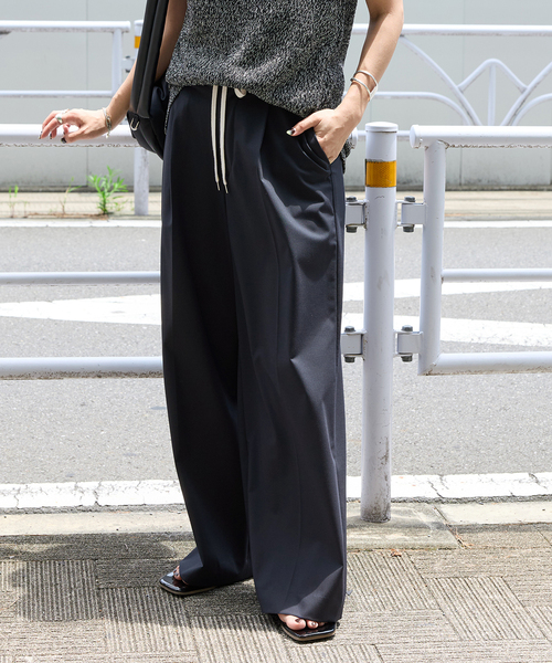 JOURNAL STANDARD（ジャーナルスタンダード）の「《追加2》ソモウライクイージースラックス（スラックス・レディース・チャコールグレー/ネイビー・36/38）」の21枚目の写真