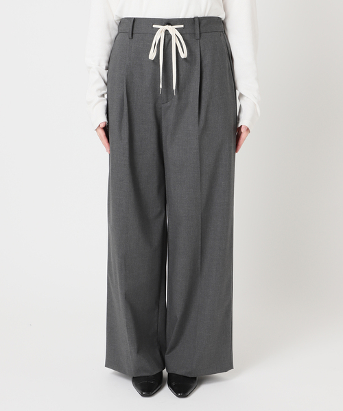 JOURNAL STANDARD（ジャーナルスタンダード）の「《追加2》ソモウライクイージースラックス（スラックス・レディース・チャコールグレー/ネイビー・36/38）」の3枚目の写真