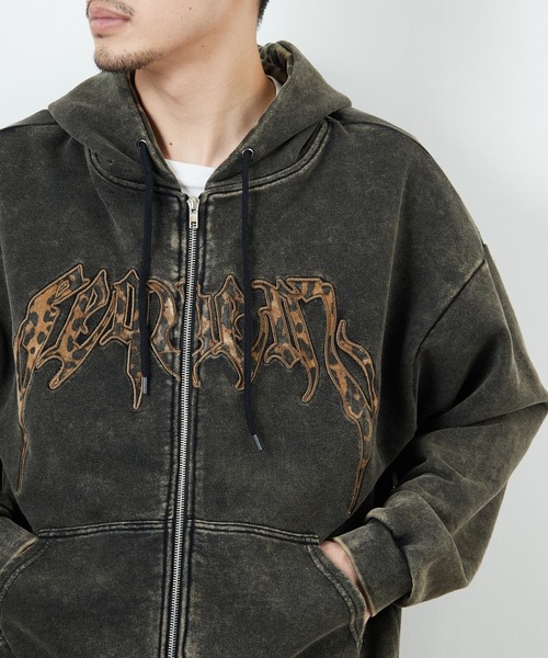 WEB限定】[SEQUENZ/シークエンズ] レオパード柄 ブランドロゴ