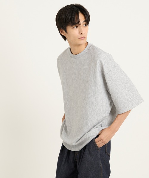 coca（coca）（コカ）の「コットンタッチダブルクロススウェットTシャツ（Tシャツ/カットソー・メンズ・ライトブルー/ライトベージュ/ブラック/グレー・XL/M/L）」の13枚目の写真