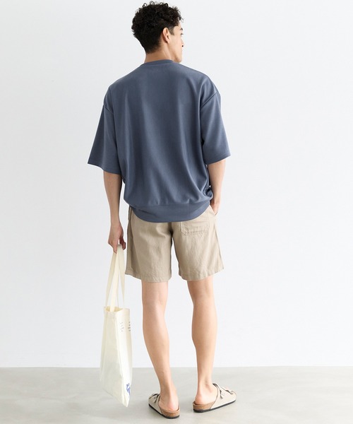 coca（coca）（コカ）の「コットンタッチダブルクロススウェットTシャツ（Tシャツ/カットソー・メンズ・ライトブルー/ライトベージュ/ブラック/グレー・XL/M/L）」の16枚目の写真