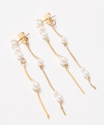 AIMER（エメ）の「パールチェーンロングピアス（ピアス（両耳用））」