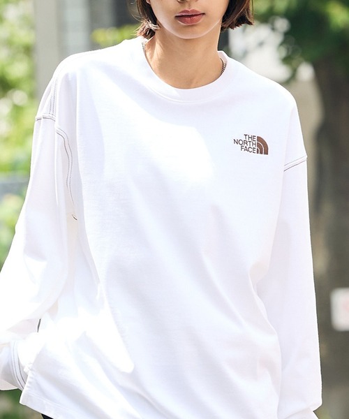 新品・韓国限定☆THE NORTH FACE エッセンシャル ロンT Lサイズ 新作】【韓国限定】ノースフェイス エッセンシャル ロンT L