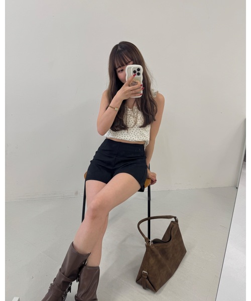 JUMELLE（ジュメロ）の「ストレッチショートパンツ（その他パンツ・レディース・ブラック・SMALL/MEDIUM）」の5枚目の写真