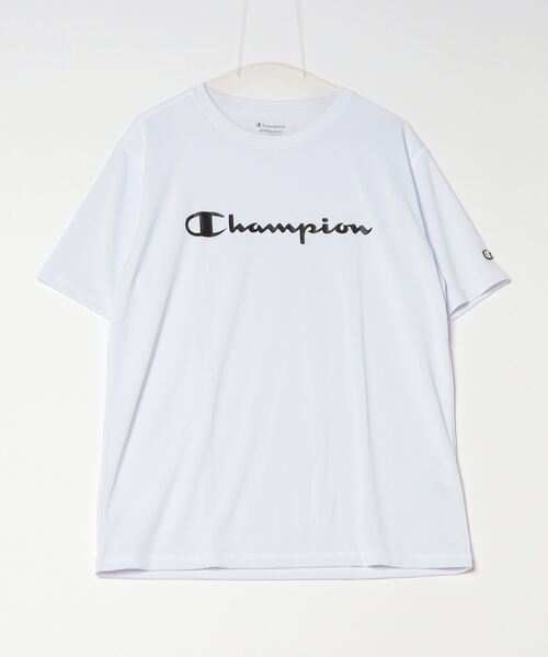 Champion（チャンピオン）の「チャンピオン  SHORT SLEEVE T-SHIRT（Tシャツ/カットソー・メンズ・ネイビー/サンドグレー/ホワイト・M/L/LL）」の2枚目の写真