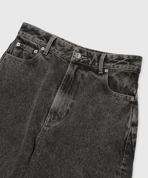 JOSE MOON（ジョゼムーン）の「OVAL DENIM PANTS/オーバルデニムパンツ（デニムパンツ・レディース・ブラウン/ブルー/ブラック・36/38）」の6枚目の写真