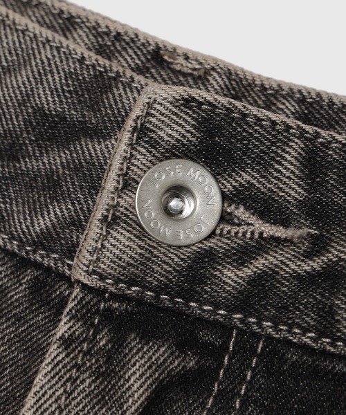 JOSE MOON（ジョゼムーン）の「OVAL DENIM PANTS/オーバルデニムパンツ（デニムパンツ・レディース・ブラウン/ブルー/ブラック・36/38）」の7枚目の写真