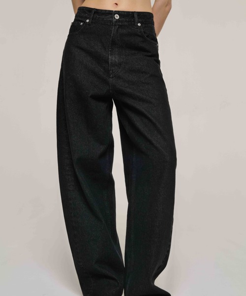 JOSE MOON（ジョゼムーン）の「OVAL DENIM PANTS/オーバルデニムパンツ（デニムパンツ・レディース・ブラウン/ブルー/ブラック・36/38）」の20枚目の写真