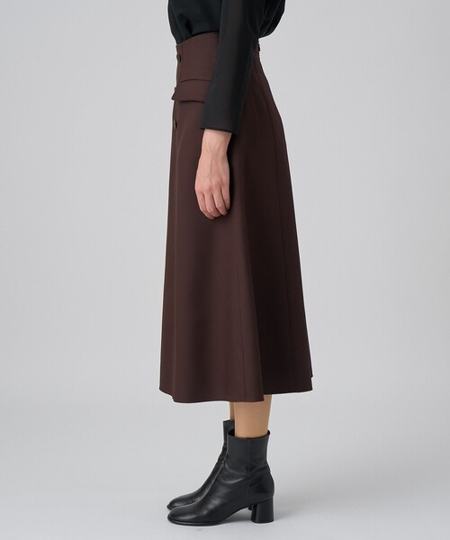 ブライトツイルAラインスカート（スカート）｜ANAYI（アナイ）の