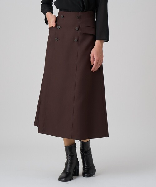 セール】ブライトツイルAラインスカート（スカート）｜ANAYI（アナイ