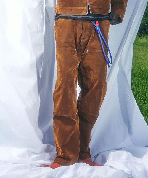 BEAVER(ビーバー)の「B omnivore/ビーオムニボー FLOCKY DENIM PANT フロッキーデニムパンツ(デニムパンツ・メンズ・オリーブ系/ブラウン・L/M)」の17枚目の写真