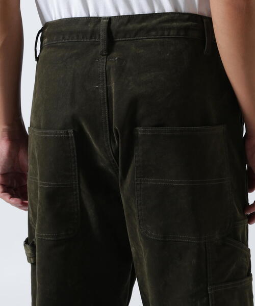 BEAVER(ビーバー)の「B omnivore/ビーオムニボー FLOCKY DENIM PANT フロッキーデニムパンツ(デニムパンツ・メンズ・オリーブ系/ブラウン・L/M)」の3枚目の写真
