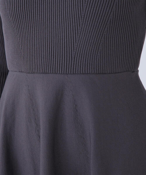 セール】◇バイカラーハートネックニットワンピース（ワンピース