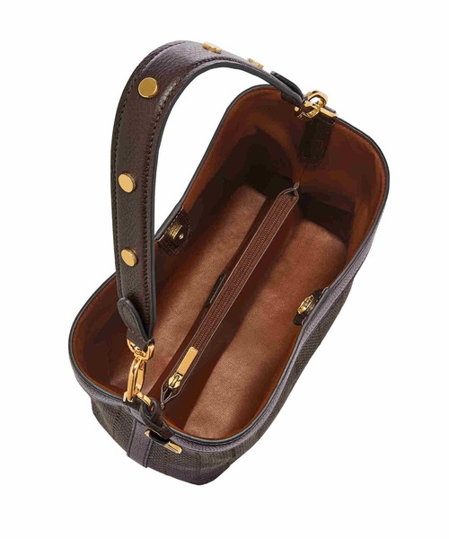 FOSSIL(フォッシル)の「フォッシル 肩かけバッグ レディース PVC/PU ブラウン スマホ収納可 ZB11176202(ショルダーバッグ・レディース・ブラウン・FREE)」の3枚目の写真