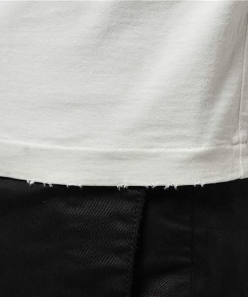 REMI RELIEF(レミレリーフ)の「REMI RELIEF(レミレリーフ) プリントT / 108-RRE-RN15173152(Tシャツ/カットソー・メンズ・オフホワイト/チャコールグレー・M/S/L)」の8枚目の写真