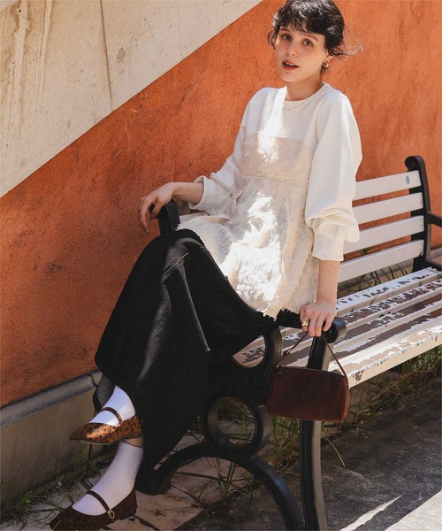 titivate（ティティベイト）の「美ラインシルエットデニムスカート（デニムスカート・レディース・ブラック系その他/ブラック/ブラウン/インディゴブルー・S/M/L）」の10枚目の写真