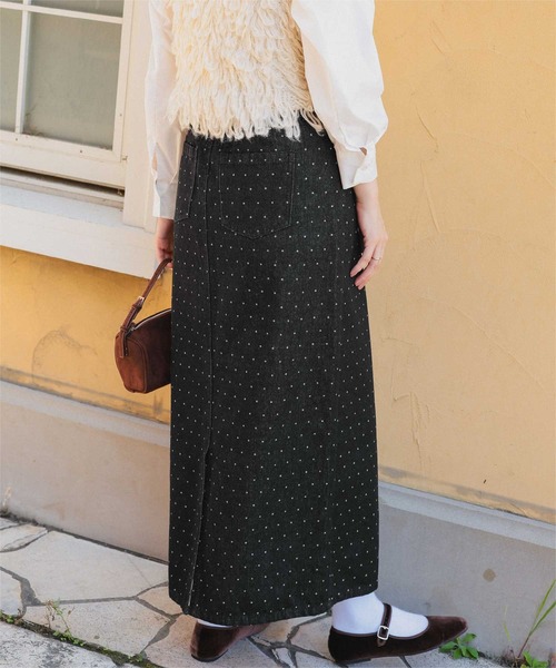 titivate（ティティベイト）の「美ラインシルエットデニムスカート（デニムスカート・レディース・ブラック系その他/ブラック/ブラウン/インディゴブルー・S/M/L）」の15枚目の写真