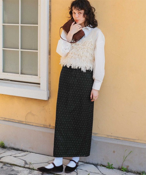 titivate（ティティベイト）の「美ラインシルエットデニムスカート（デニムスカート・レディース・ブラック系その他/ブラック/ブラウン/インディゴブルー・S/M/L）」の17枚目の写真