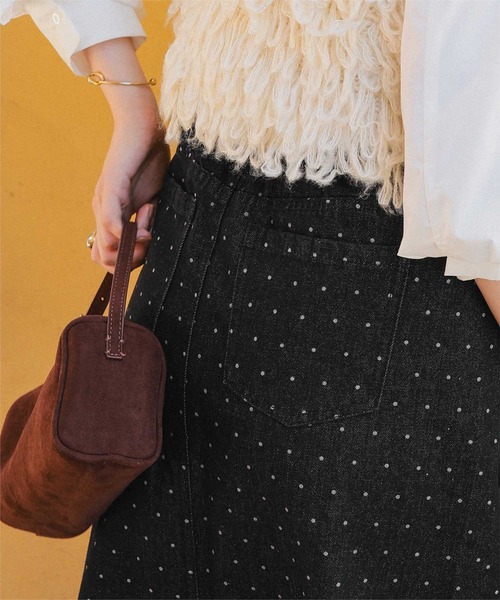 titivate（ティティベイト）の「美ラインシルエットデニムスカート（デニムスカート・レディース・ブラック系その他/ブラック/ブラウン/インディゴブルー・S/M/L）」の20枚目の写真