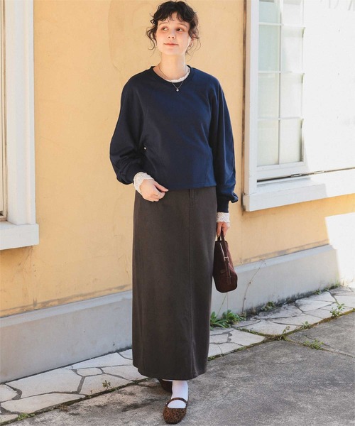 titivate（ティティベイト）の「美ラインシルエットデニムスカート（デニムスカート・レディース・ブラック系その他/ブラック/ブラウン/インディゴブルー・S/M/L）」の22枚目の写真