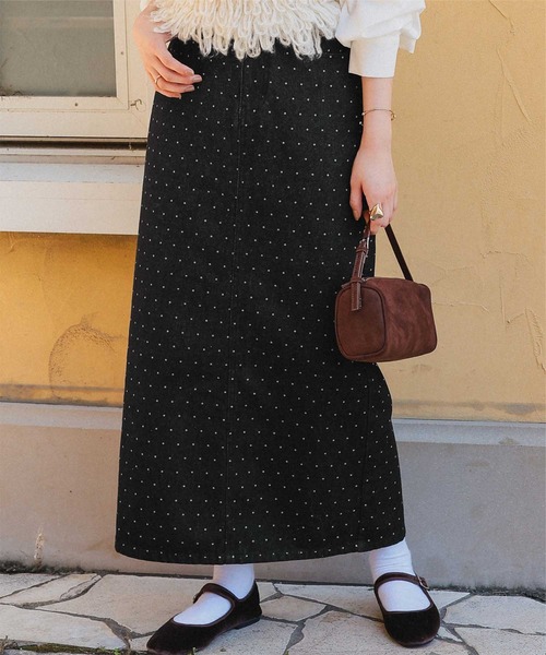 titivate（ティティベイト）の「美ラインシルエットデニムスカート（デニムスカート・レディース・ブラック系その他/ブラック/ブラウン/インディゴブルー・S/M/L）」の13枚目の写真