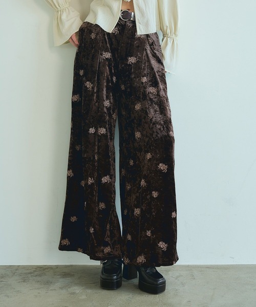 HARE（ハレ）の「VINTAGEジャガードワイドパンツ(HARE)（その他パンツ