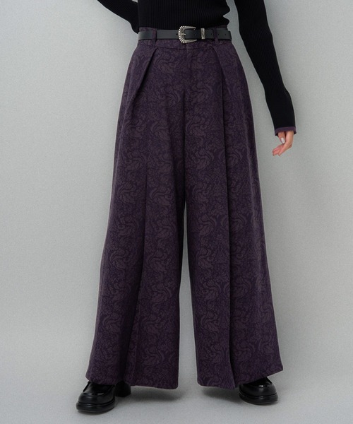 VINTAGEジャガードワイドパンツ(HARE)（その他パンツ）｜HARE