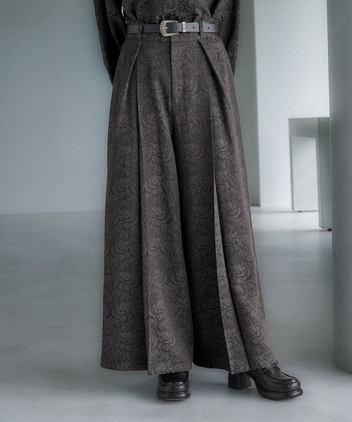 VINTAGEジャガードワイドパンツ(HARE)（その他パンツ）｜HARE