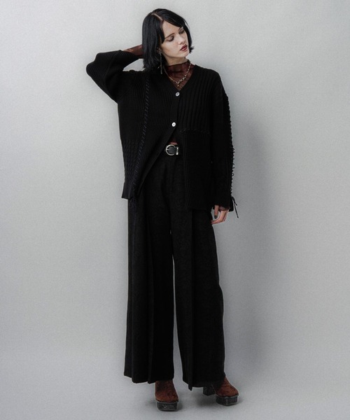 HARE（ハレ）の「VINTAGEジャガードワイドパンツ(HARE)（その他パンツ・レディース・パープル/ブラウン/ブラック・FREE）」の13枚目の写真