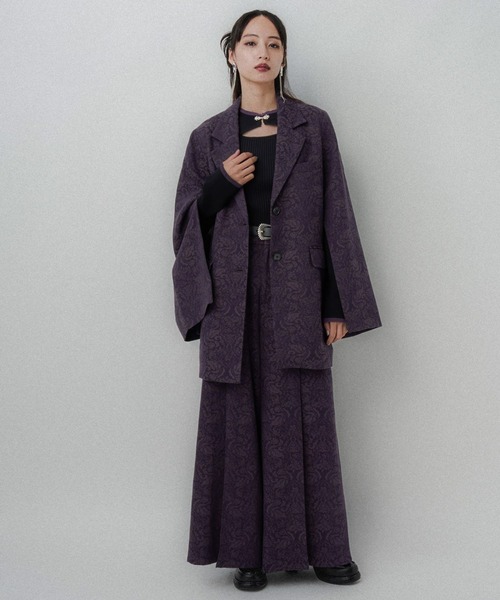 HARE（ハレ）の「VINTAGEジャガードワイドパンツ(HARE)（その他パンツ・レディース・パープル/ブラウン/ブラック・FREE）」の16枚目の写真